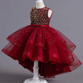 兒童公主亮片拖尾洋裝｜婚禮聖誕派對禮服（3–15歲） - WeddLin 輕婚紗