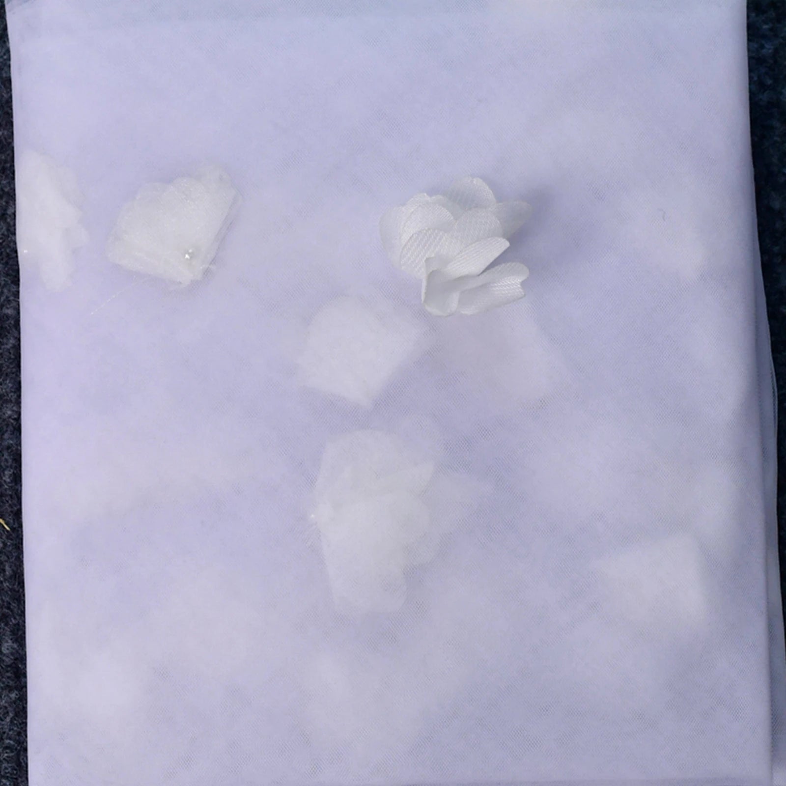 雙層3D花朵美式柔紗新娘頭紗｜附梳固定｜拍照宴會婚禮適用 - WeddLin 輕婚紗