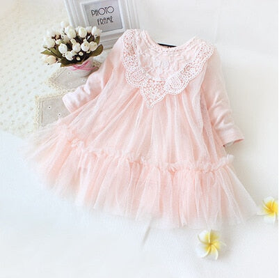 新生女嬰連衣裙/全蕾絲嬰兒派對禮服/嬰幼兒嬰兒服/兒童嬰兒服裝
