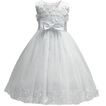 蕾絲女孩婚禮派對禮服/女孩生日/嬰兒兒童服裝晚禮服/少女佯裝