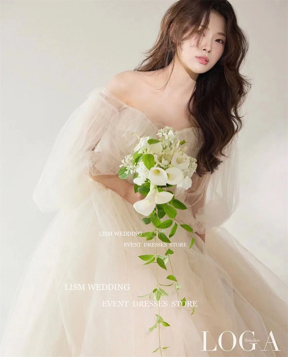 V 領雪紗禮服長洋裝｜WeddLin 輕婚紗・客製婚紗款