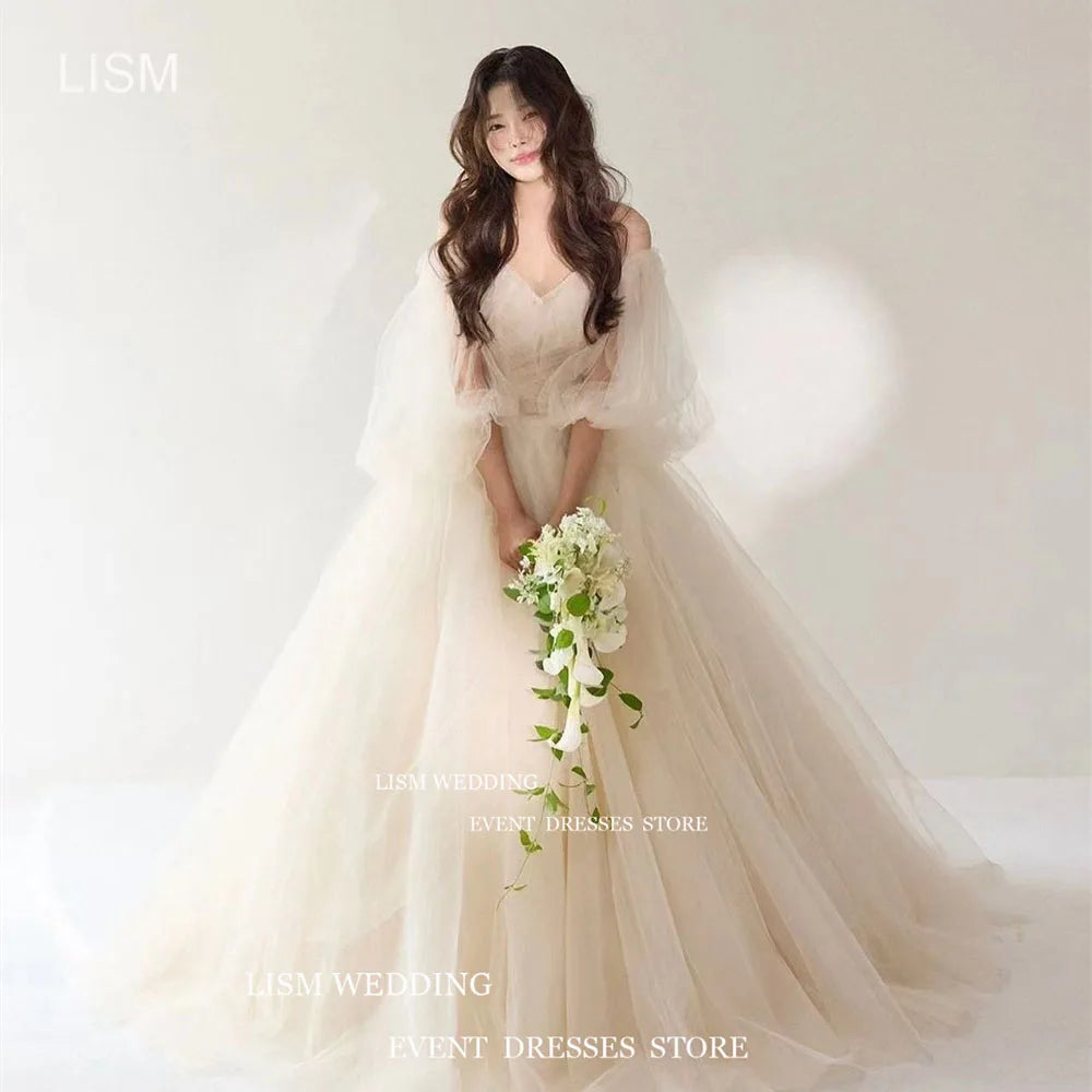 V 領雪紗禮服長洋裝｜WeddLin 輕婚紗・客製婚紗款