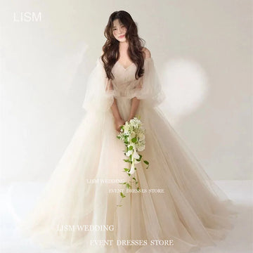 V 領雪紗禮服長洋裝｜WeddLin 輕婚紗・客製婚紗款