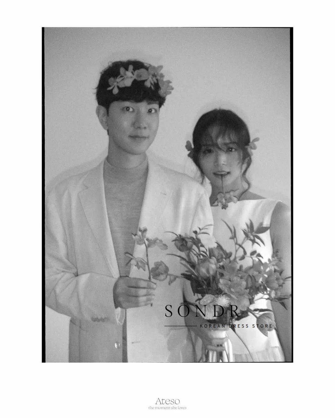 韓系簡約平口輕婚紗｜客製化 A 字外拍婚紗｜訂購制 - WeddLin 輕婚紗