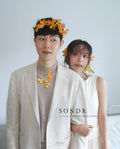 韓系簡約平口輕婚紗｜客製化 A 字外拍婚紗｜訂購制 - WeddLin 輕婚紗