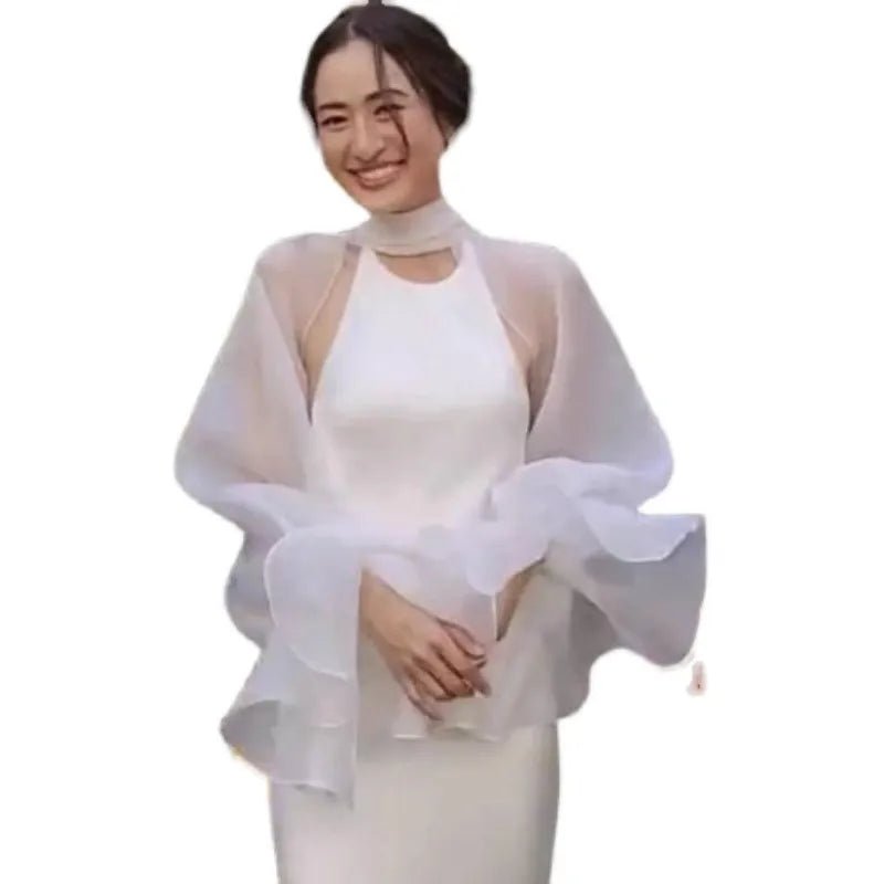 歐根紗蓬袖婚宴外套-特殊場合必備 - WeddLin 輕婚紗歐根紗蓬袖婚宴外套-特殊場合必備歐根紗蓬袖婚宴外套-特殊場合必備