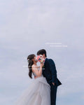 韓系薄紗馬甲禮服 婚禮/攝影/舞會 長款 無肩帶 可訂製 - WeddLin 輕婚紗