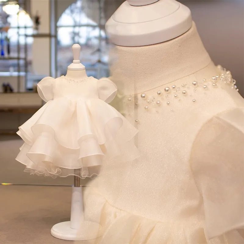 女童生日宴會/輕奢蛋糕裙/洋傘公主禮服裙 - WeddLin 輕婚紗