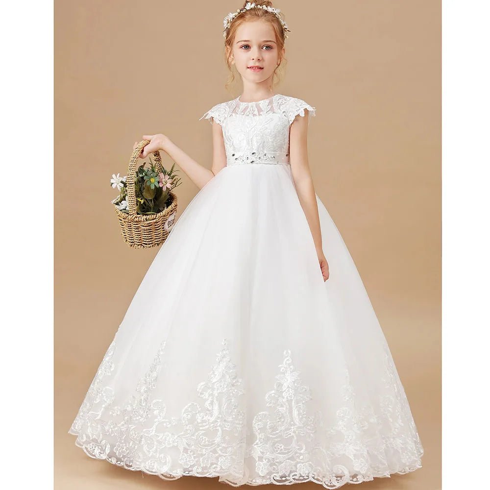 公主花童禮服 婚禮舞會晚宴宴會蓬蓬裙 - WeddLin 輕婚紗