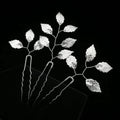金色新娘髮飾/ 皇冠造型頭飾/ 頭箍/ 婚禮用髮飾/ 葉片珍珠飾品 - WeddLin 輕婚紗