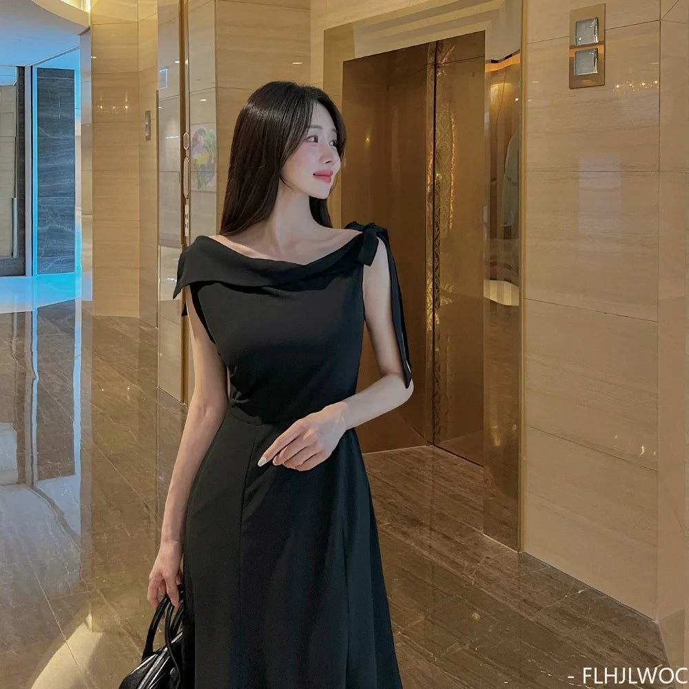 韓系復古 V 領 A - Line 洋裝｜迎賓、登記儀式與約會穿搭 - WeddLin 輕婚紗