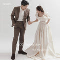 露肩兩件式口袋婚紗｜WeddLin 客製婚紗 - WeddLin 輕婚紗
