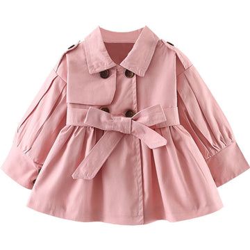 秋季女嬰衣服夾克/時尚女嬰外套夾克/長袖兒童服裝外套/適合 12 個月至 3 歲