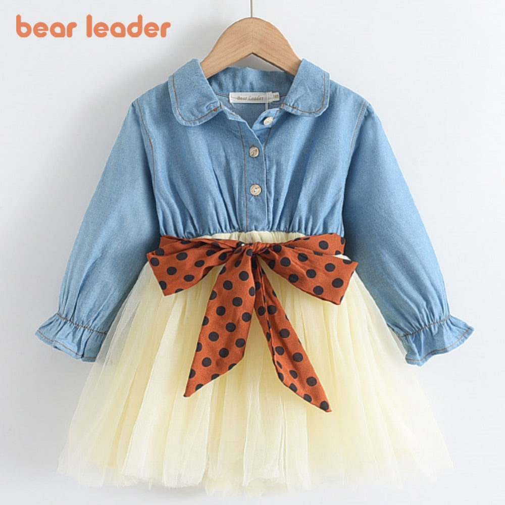 女童晚禮服/新款秋季女童公主裙/吊帶牛仔網紗套裝/甜美兒童春裝/套裝